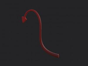 devil tail Modèle 3D