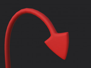 devil tail Modèle 3D