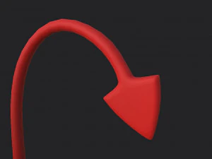 devil tail 3D Model