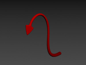 devil tail Modèle 3D
