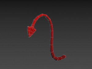 devil tail Modèle 3D