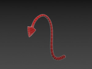 devil tail Modèle 3D