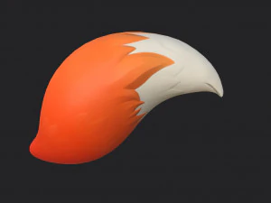 fox tail 3D Model