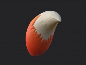 fox tail 3D Модель