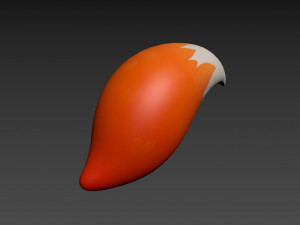 fox tail 3D Модель