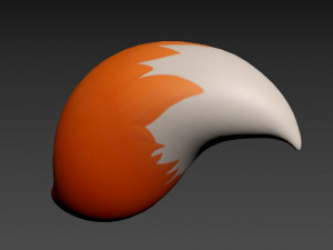 fox tail 3D Модель