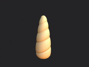 unicorn horn 3D Model