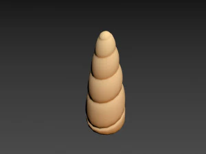 unicorn horn 3D Model