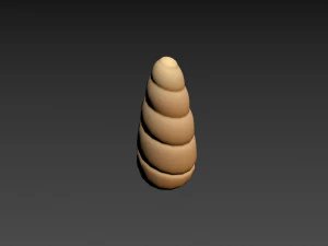 unicorn horn 3D Model