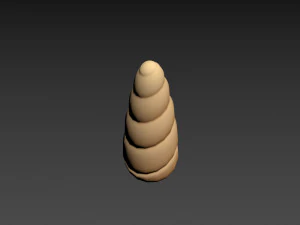 unicorn horn 3D Model