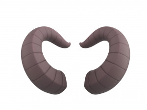 demon horn Modelo 3D