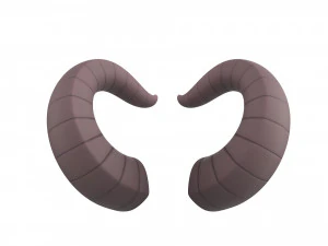demon horn 3D Model
