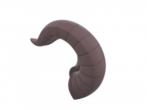 demon horn Modelo 3D