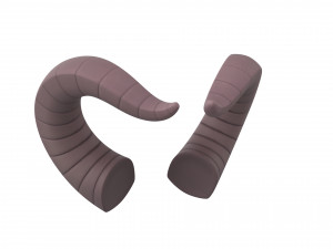 demon horn Modelo 3D