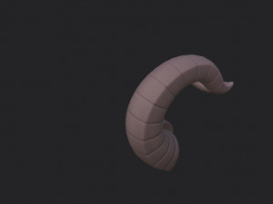 demon horn Modelo 3D