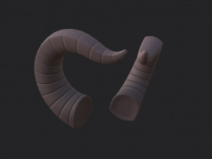 demon horn Modelo 3D