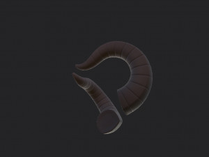 demon horn Modelo 3D