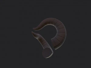 demon horn 3D Model