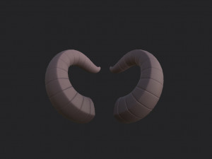 demon horn Modelo 3D