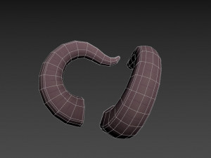 demon horn Modelo 3D