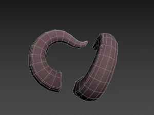 demon horn 3D Model