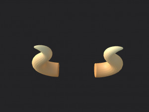 bull horn Modèle 3D