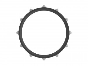 spike collar 3D Model