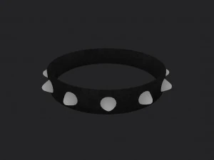 spike collar 3D Model