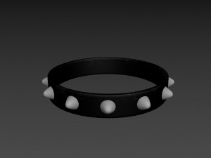 spike collar 3D Model