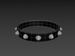 spike collar 3D Model