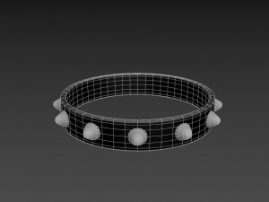 spike collar 3D Model