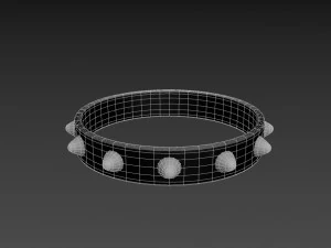 spike collar 3D Model