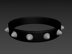 spike collar 3D Model