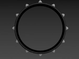 spike collar 3D Model