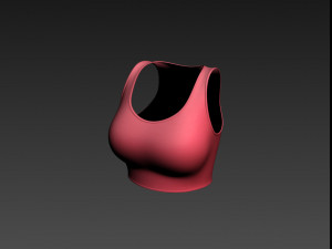 sport bra Modelo 3D