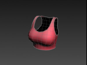 sport bra Modelo 3D