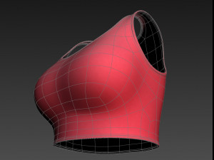 sport bra Modelo 3D