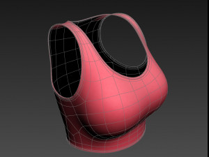 sport bra Modelo 3D