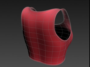sport bra Modelo 3D
