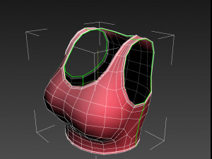 sport bra Modelo 3D