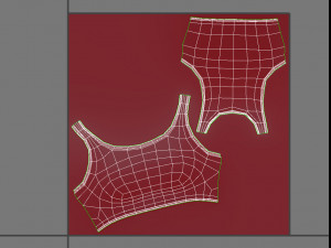 sport bra Modelo 3D