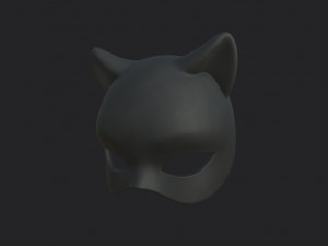 cat mask Modelo 3D