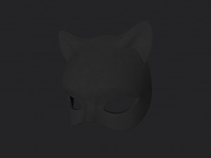 cat mask Modelo 3D