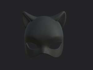 cat mask Modelo 3D