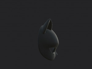 cat mask Modelo 3D