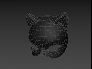 cat mask Modelo 3D