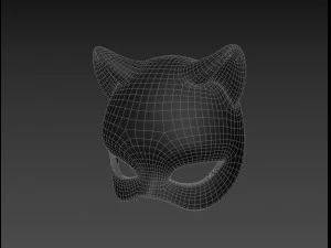 cat mask 3D Model