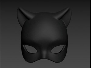 cat mask Modelo 3D