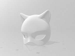 cat mask Modelo 3D
