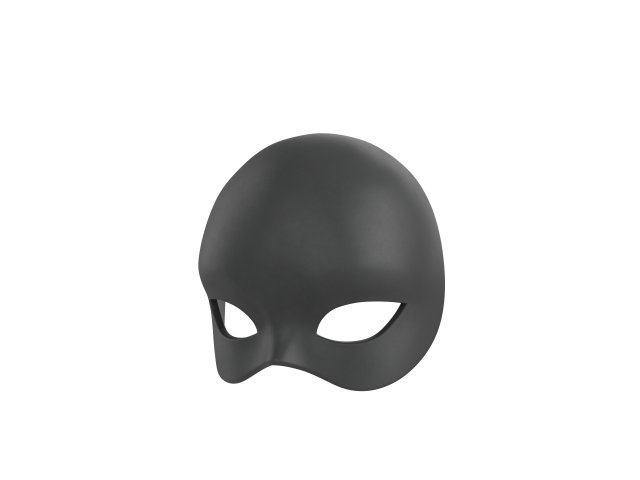 female mask Modello 3D .c4d .max .obj .3ds .fbx .stl .blend 